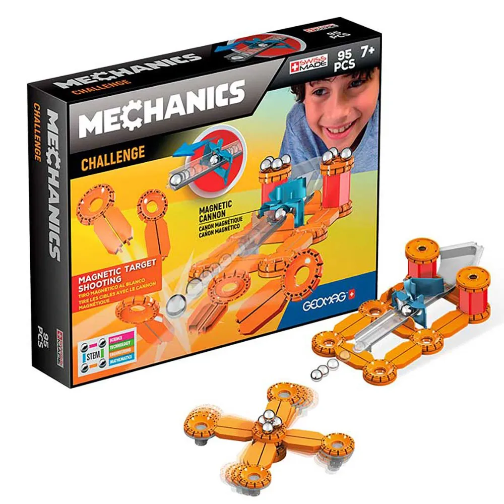 Mechanics Challenge 95 Pieces Geomag 1 Mechanics Challenge 95 Pieces Geomag