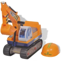 VIDAXL Ride-On Excavator Plastic