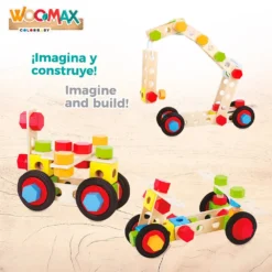 Wooden Construction Set -Toys Shop woomax wooden construction set 2