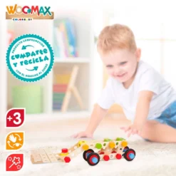 Wooden Construction Set -Toys Shop woomax wooden construction set 3
