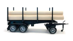 Herpa HO 005504 Log Trailer With Log Load And Dolly