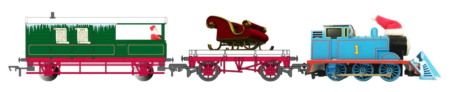 Bachmann HO 00773 Thomas & Friends, Thomas Saves Santa's Sleigh Set 2 Bachmann HO 00773 Thomas & Friends, Thomas Saves Santa's Sleigh Set - Image 2