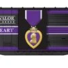 Micro-Trains N 10100766 40' Hy-Cube Box Car With Single Door, Military Valor Award Purple Heart