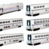 Kato N 101789-1 Amtrak Superliner Phase VI 6-Unit Bookcase Set