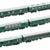 Kato N 10869 Series 24 Sleeper 6-Car Basic Set, Twilight Express