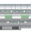 Walthers Proto HO 920-16254 85' Pullman-Standard 4-4-2 Sleeper Car With Lights, Burlington Northern Santa Fe "Marias Pass" #64