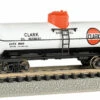 Bachmann Silver Series N 17857 ACF 36' 6" 10,000 Gallon Single Dome Tank Car, Clark Oil Refinery #9489