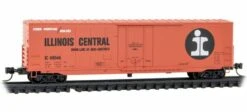 Micro-Trains N 18100330 50' Standard Box Car With 8' Plug Door, No Roofwalk, And Short Ladders, Illinois Central #49546