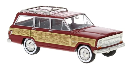 Brekina HO 19872 1968 Jeep Wagoneer, Woody (Dark Red) 1 Brekina HO 19872 1968 Jeep Wagoneer, Woody (Dark Red)