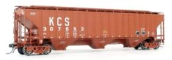 Tangent Scale Models HO 20075-07 PS4750 Covered Hopper, Kansas City Southern #307653