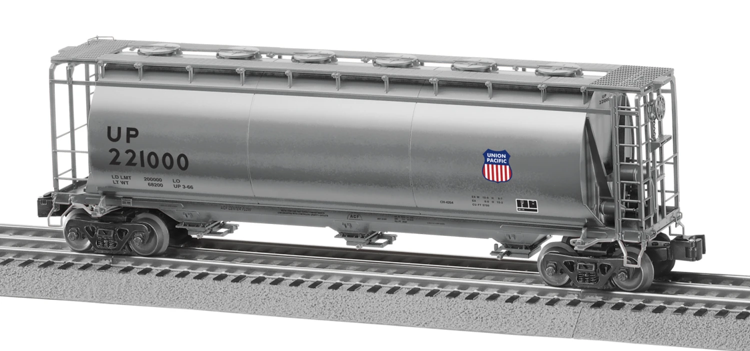 Lionel O 2226140 Cylindrical Covered Hopper, Union Pacific #221000 1 Lionel O 2226140 Cylindrical Covered Hopper, Union Pacific #221000