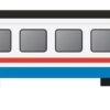 Rapido HO 25105 RTL Add-On Turbocoach, Amtrak #187