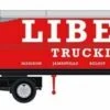 Classic Metal Works HO 31204 1941-1946 Chevy Semi-Trailer Set, Liberty Trucking