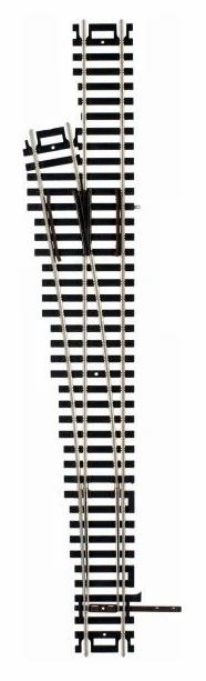 Atlas HO 393 Mark V #6 Turnout, Left