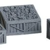 Bar Mills Scale Model Works O 04020 Coal Bins And Tool Chest, Unpainted (3-Pack)