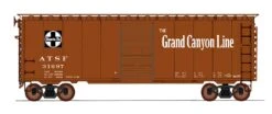 Intermountain HO 45430-03 40' PS-1 Box Car, Atchison Topeka And Santa Fe (Grand Canyon) #31697