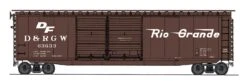 Intermountain HO 45629-01 PS-1 50' Double Door Box Car, Rio Grande (BCR) #63616