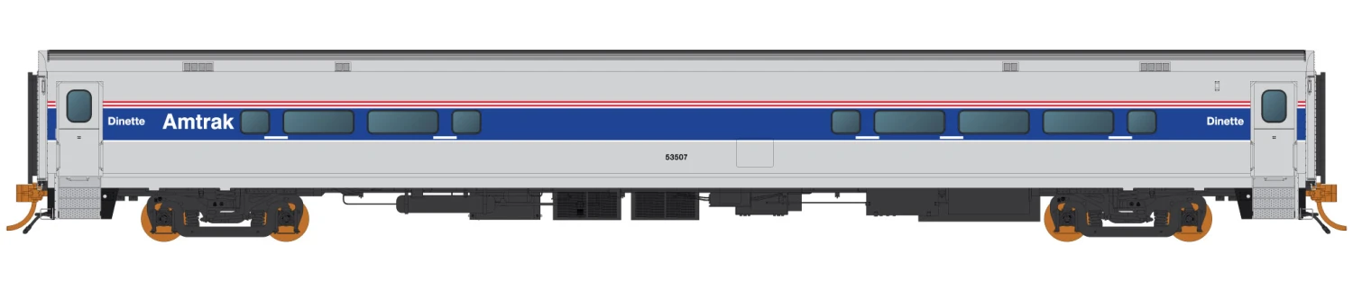 Rapido N 528027 Horizon Dinette Car, Amtrak #53508 1 Rapido N 528027 Horizon Dinette Car, Amtrak #53508