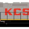 Athearn HO 72190 SD40-2, Kansas City Southern #661