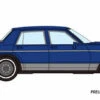 Rapido HO 800003 Chevrolet Caprice Sedan, Dark Blue