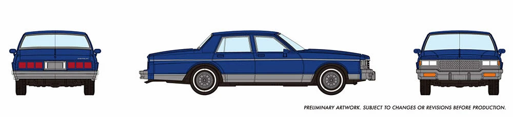 Rapido HO 800003 Chevrolet Caprice Sedan, Dark Blue 1 Rapido HO 800003 Chevrolet Caprice Sedan, Dark Blue