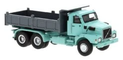 Brekina HO 85655 1980 Volvo N 10 Dump Truck, Mint Green/Gray
