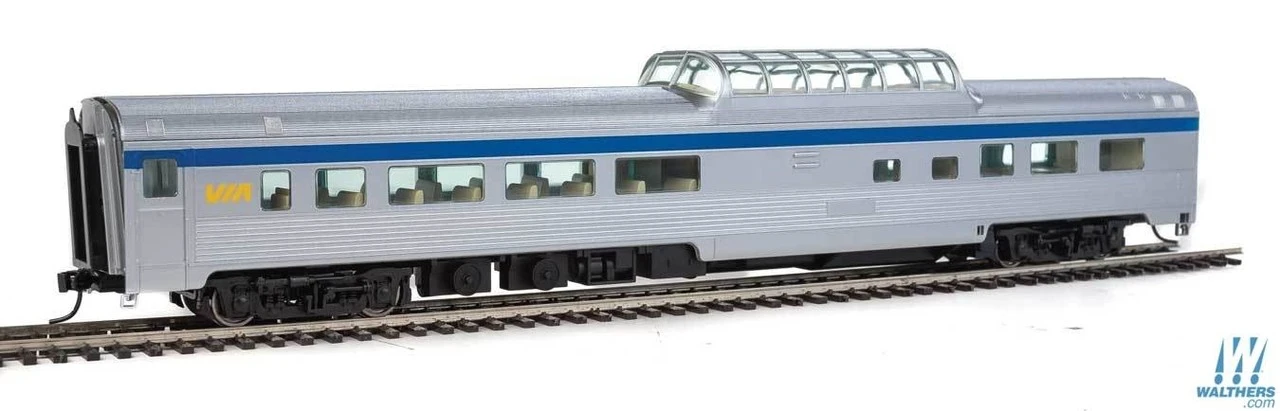 Walthers Mainline HO 910-30405 85' Budd Dome Coach, VIA Rail Canada