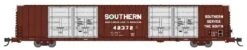 Bluford Shops N 87310 Pullman-Standard 86' Quad Door Auto Parts Box Car, Southern #42372