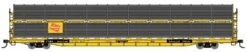 Walthers Mainline HO 910-8120 89' Flat Car With Bi-Level Shielded Auto Rack, Milwaukee Road/TT #941689