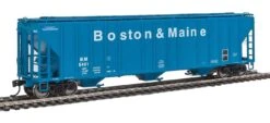 Walthers Proto HO 920-106154 55' Evans 4780 3-Bay Covered Hopper, Boston And Maine #5401