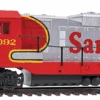 Walthers Trainline HO 931-113 EMD GP9M, Santa Fe (Warbonnet) #2092