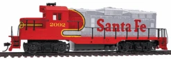 Walthers Trainline HO 931-113 EMD GP9M, Santa Fe (Warbonnet) #2092