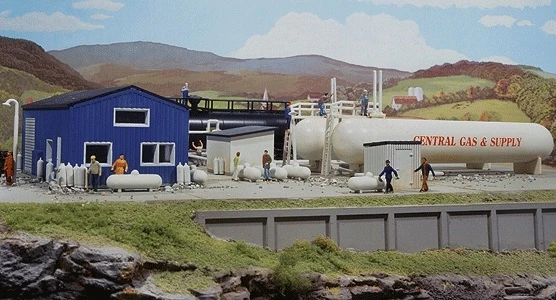 Walthers Cornerstone N 933-3213 Central Gas And Supply Kit 1 Walthers Cornerstone N 933-3213 Central Gas And Supply Kit