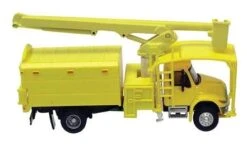 Walthers SceneMaster HO 949-11743 International 4300 2-Axle Truck With Tree Trimmer Body, Yellow