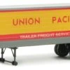 Walthers SceneMaster HO 949-2406 35' Fluted-Side Trailers, Union Pacific (2-Pack)