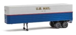 Walthers SceneMaster HO 949-2426 35' Fluted-Side Trailers, US Mail (2-Pack)