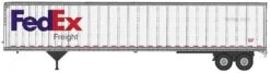 Walthers SceneMaster HO 949-2452 53' Stoughton Trailers, FedEx Freight (2-Pack)