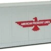Walthers SceneMaster HO 949-8651 20' Smooth Side Container, American President Lines