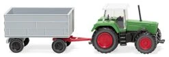 Wiking N 4006190960038 (96003) Fendt Farm Tractor With Trailer