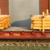 American Model Builders HO 289 Stacked Lumber Flat Car Load Kit