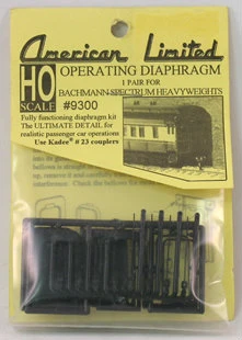 American Limited HO 9300 Operating Diaphragm For Bachmann Spectrum Heavyweights (1 Pair)