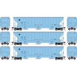 Athearn HO 18780 PS 4740 Covered Hoppers, CATX (3)