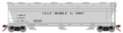 Athearn N 8497 ACF 4600 3-Bay CF Hopper, Gulf Mobile And Ohio #81016