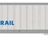 Athearn HO 16109 45' Fruehauf Z-Van Trailer, Conrail #202204