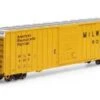 Athearn HO 16116 FMC 60' Hi-Cube Exterior-Post Box Car, Milwaukee Road #4220