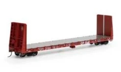 Athearn HO 17071 60' Bulkhead Flat Car, CP Rail #316419