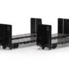 Athearn HO 17088 60' Bulkhead Flat Cars, Western Pacific (3)