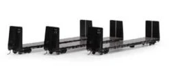 Athearn HO 17088 60' Bulkhead Flat Cars, Western Pacific (3)