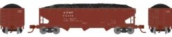 Athearn N 28564 40' Offset Coal Hopper With Load, Atchison Topeka And Santa Fe #78511