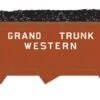 Athearn N 28573 40' Offset Coal Hopper With Load, Grand Trunk Western #111609